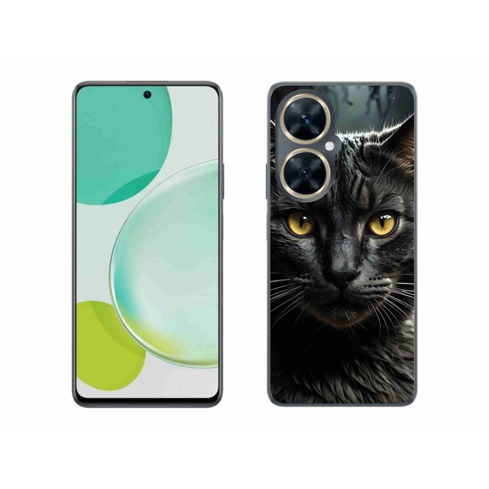 Gelový kryt mmCase na Huawei Nova 11i - kočičí pohled 3