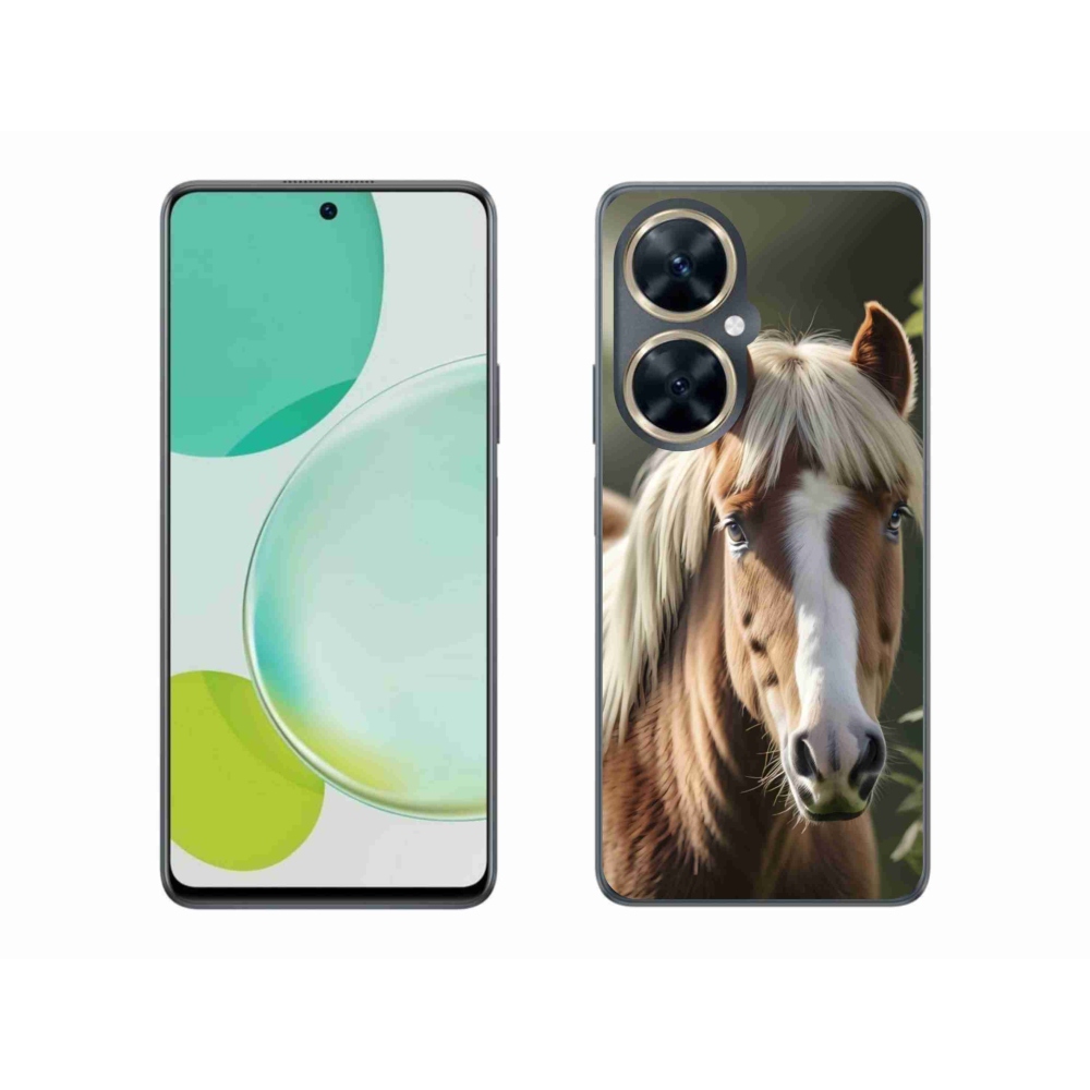 Gelový kryt mmCase na Huawei Nova 11i - kůň se světlou hřívou