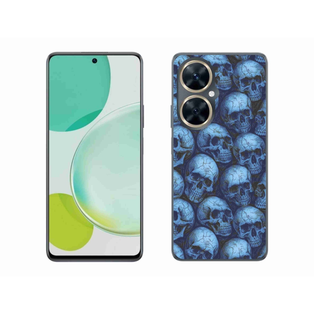 Gelový kryt mmCase na Huawei Nova 11i - lebky