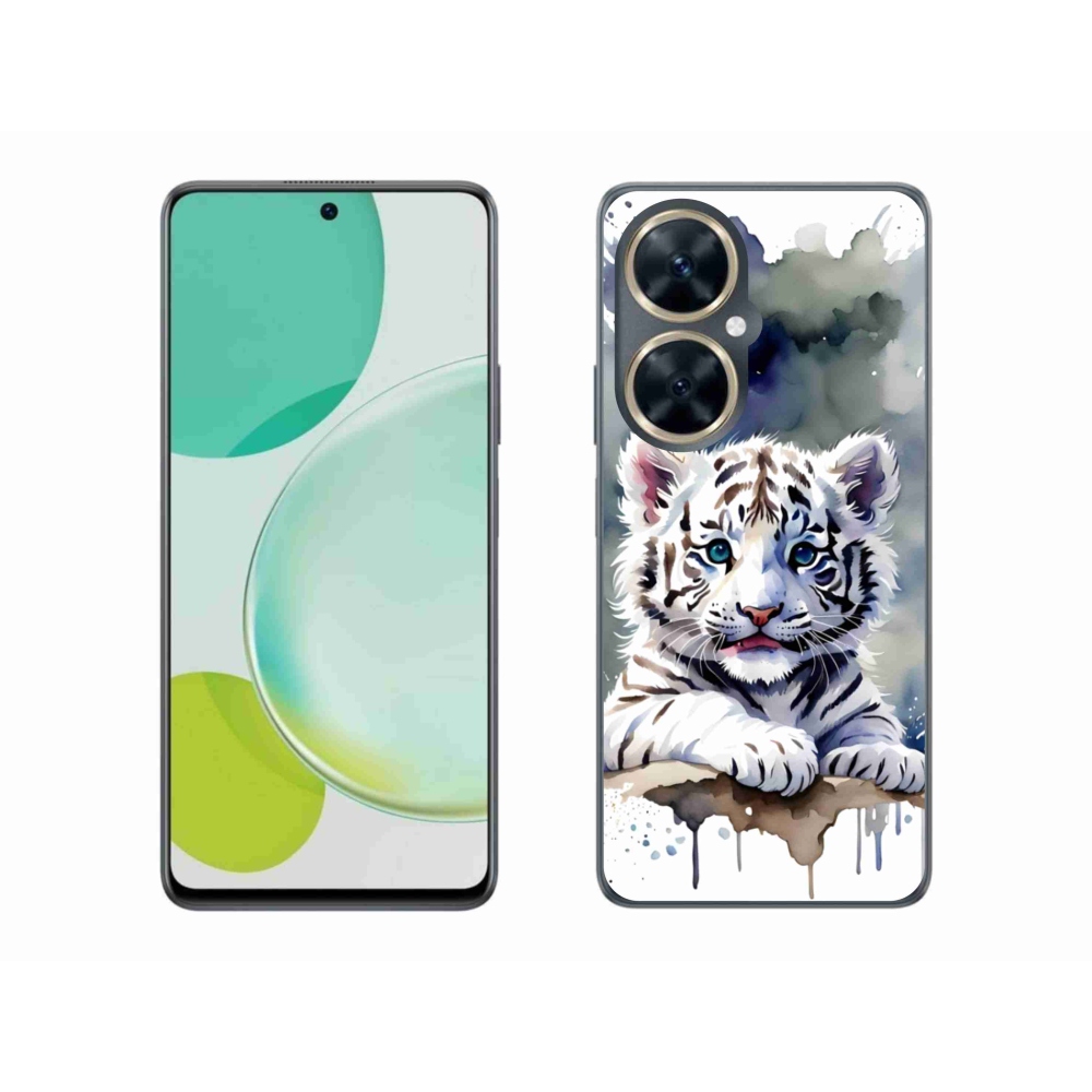 Gelový kryt mmCase na Huawei Nova 11i - mládě bílého tygra
