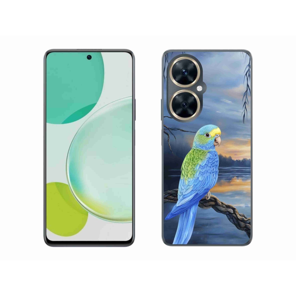 Gelový kryt mmCase na Huawei Nova 11i - modrý papoušek