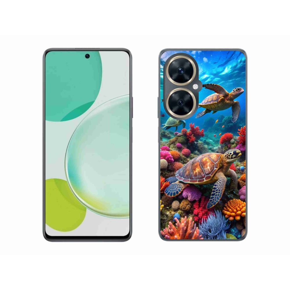Gelový kryt mmCase na Huawei Nova 11i - mořský svět 2