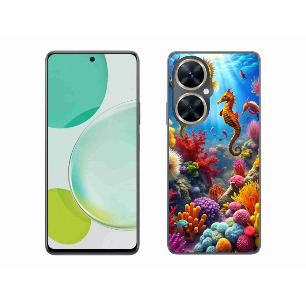 Gelový kryt mmCase na Huawei Nova 11i - mořský svět 3