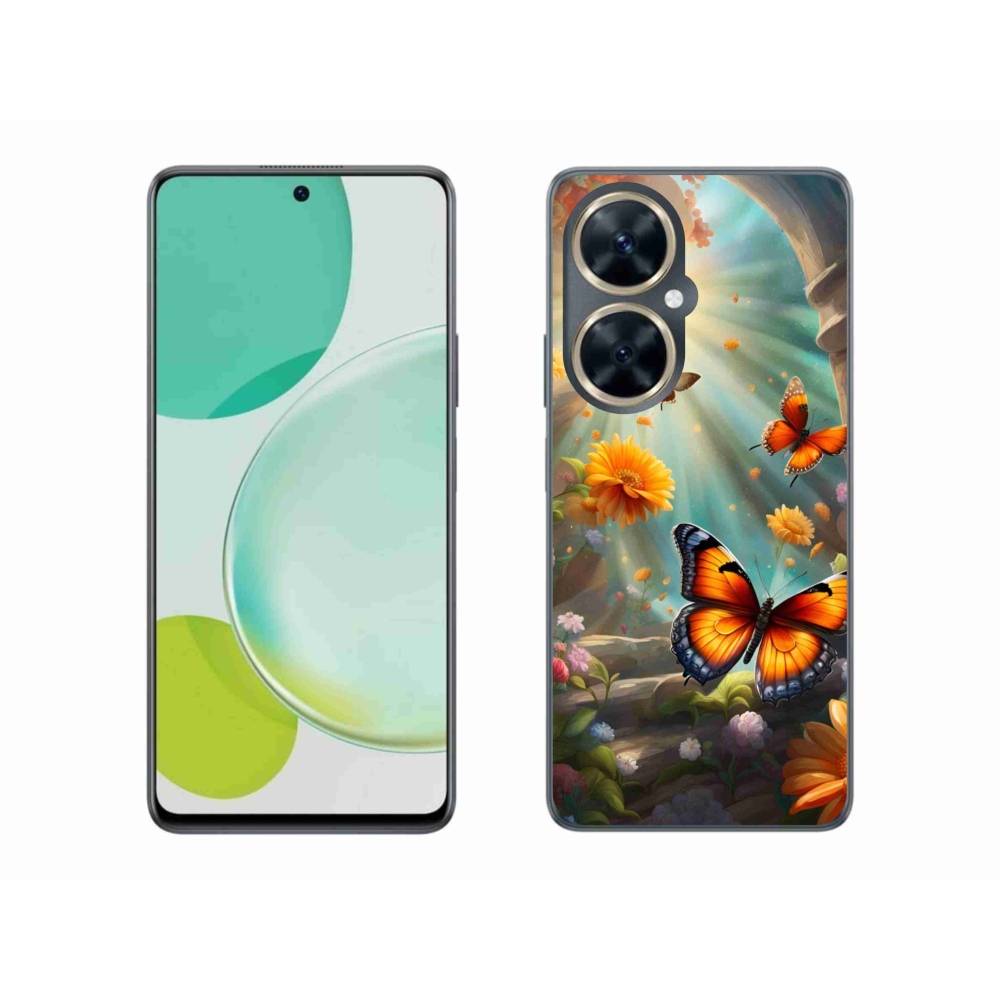 Gelový kryt mmCase na Huawei Nova 11i - motýlí zahrada 2