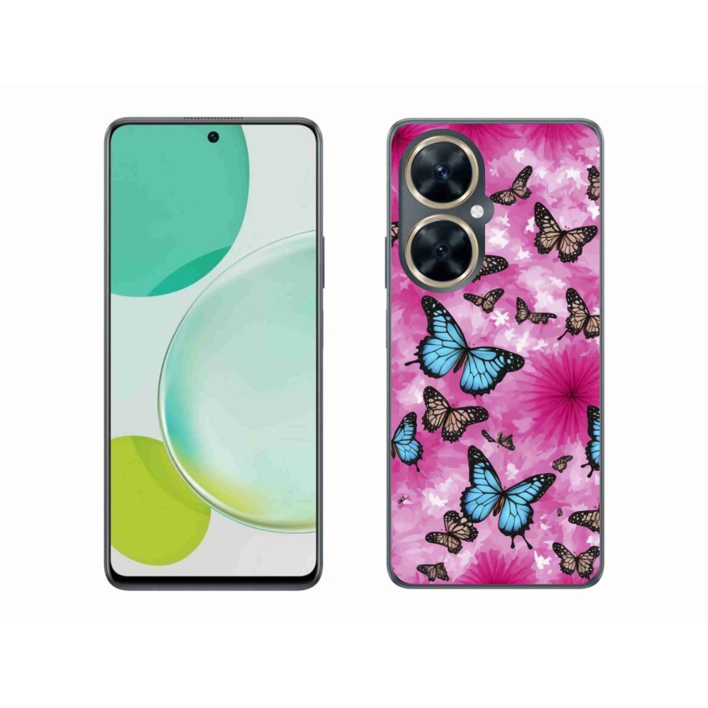 Gelový kryt mmCase na Huawei Nova 11i - motýlí zahrada