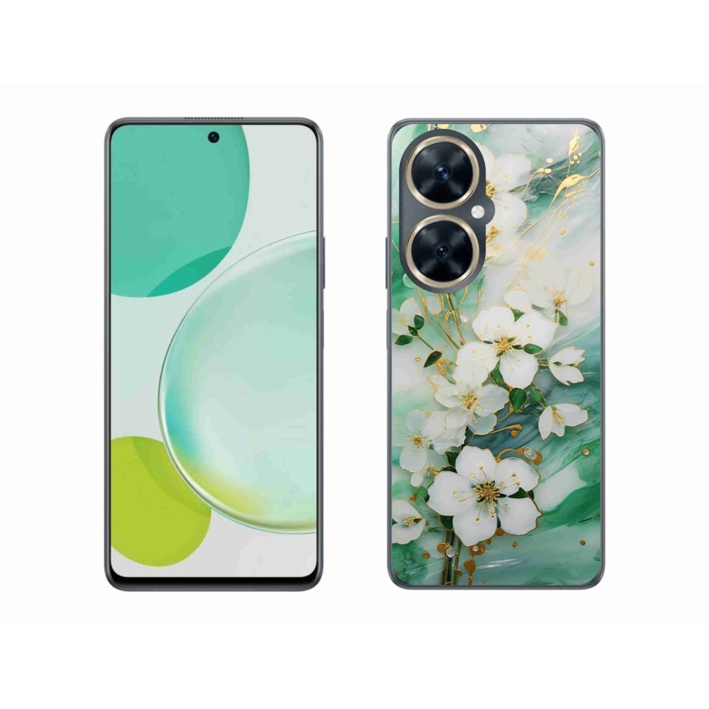 Gelový kryt mmCase na Huawei Nova 11i - něžné květy
