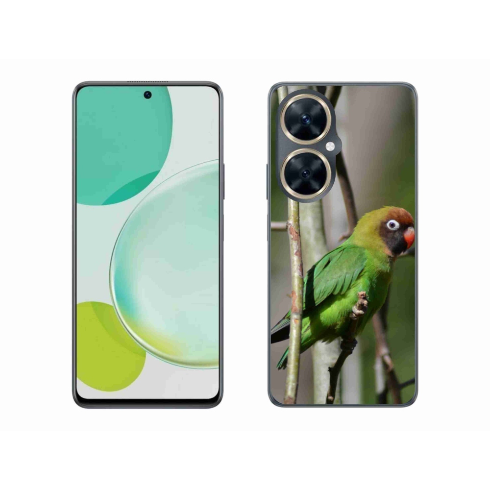 Gelový kryt mmCase na Huawei Nova 11i - papoušek agapornis