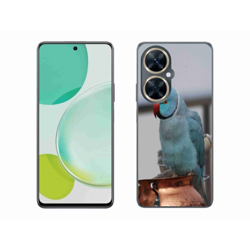 Gelový kryt mmCase na Huawei Nova 11i - papoušek alexandr modrý