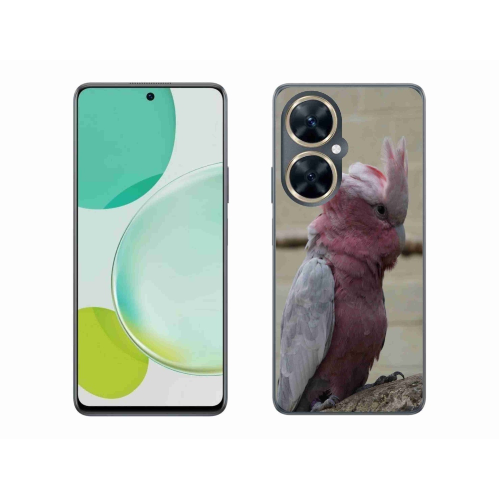 Gelový kryt mmCase na Huawei Nova 11i - papoušek kakadu růžový