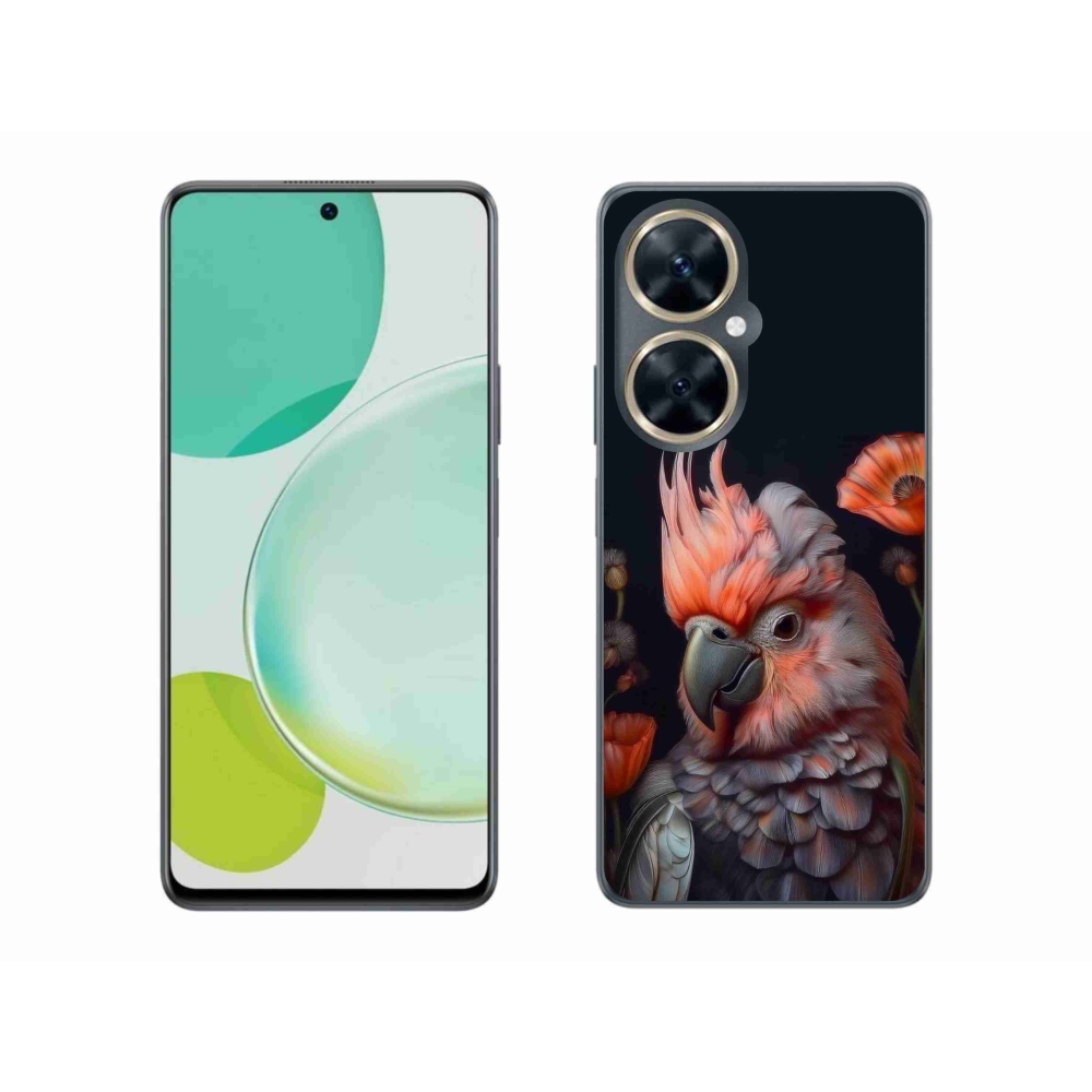 Gelový kryt mmCase na Huawei Nova 11i - papoušek kakadu v barvách