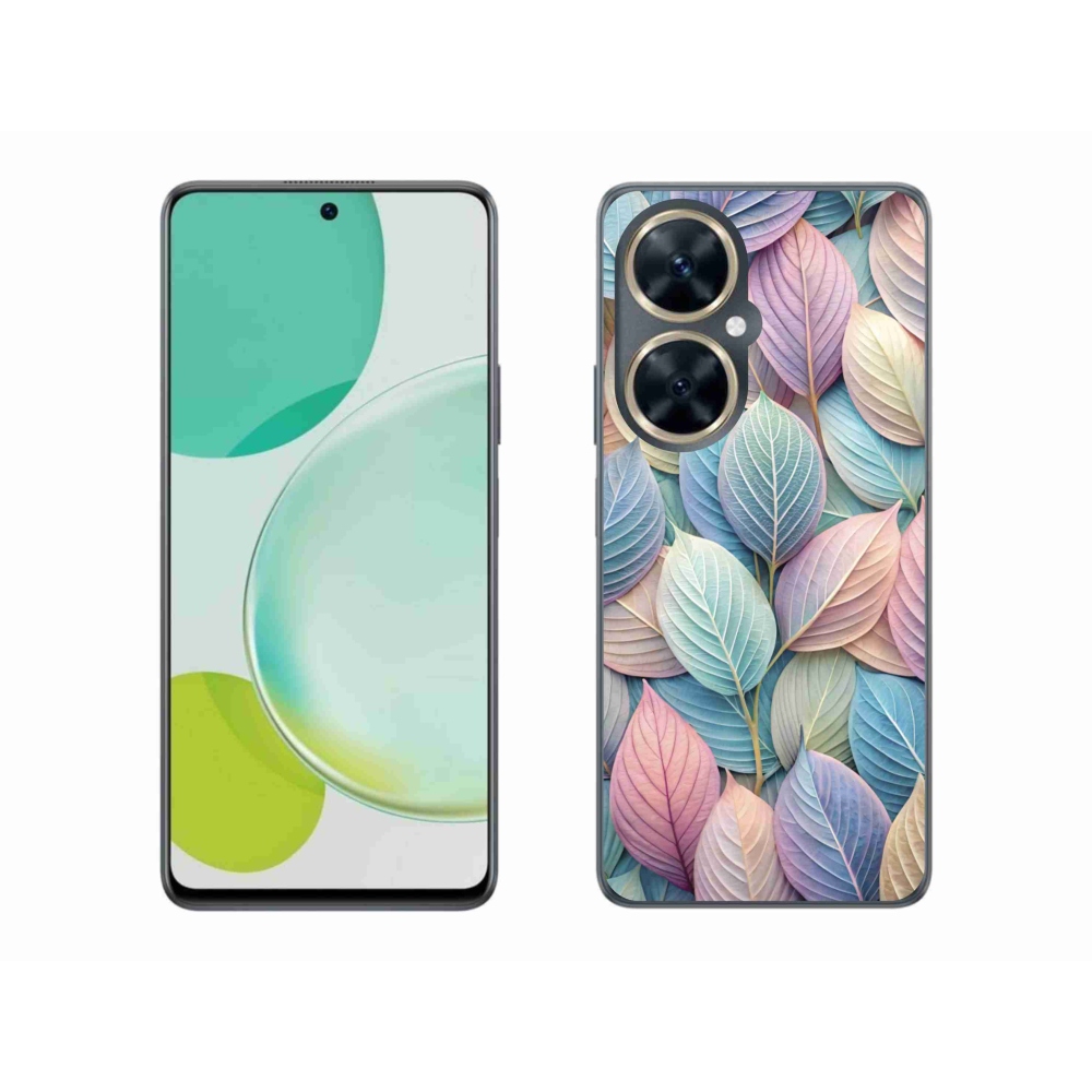 Gelový kryt mmCase na Huawei Nova 11i - pastelové listy