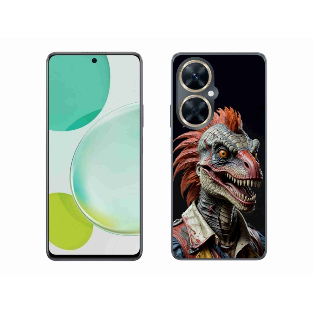 Gelový kryt mmCase na Huawei Nova 11i - punk dinosaurus