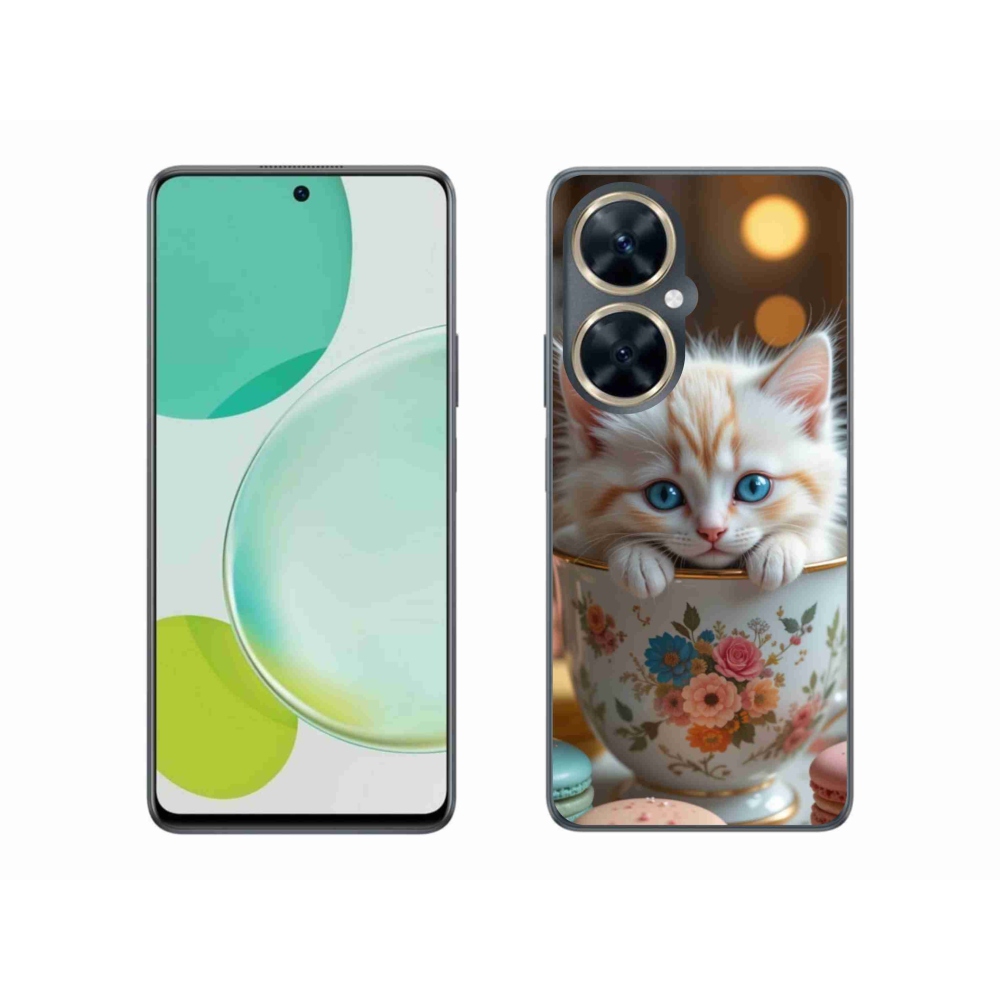 Gelový kryt mmCase na Huawei Nova 11i - roztomilé kotě 6
