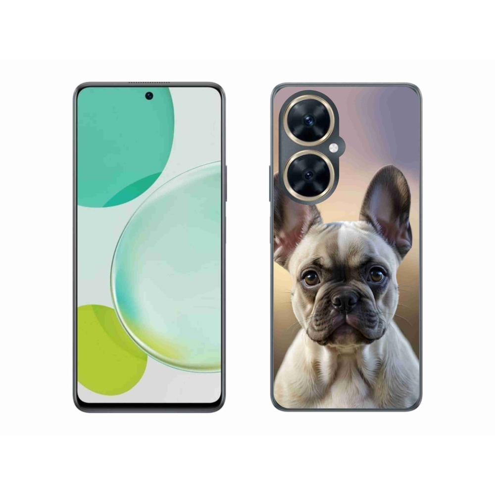 Gelový kryt mmCase na Huawei Nova 11i - roztomilý francouzský buldoček