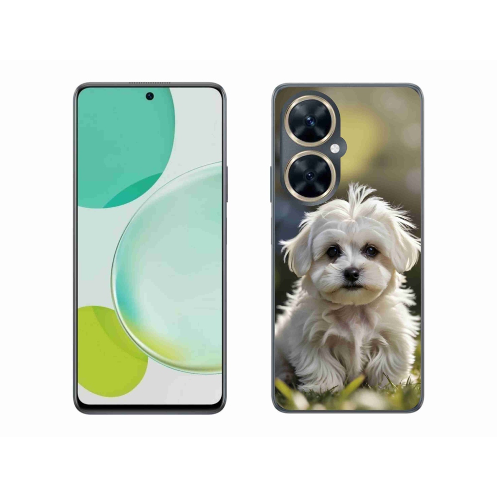 Gelový kryt mmCase na Huawei Nova 11i - roztomilý maltézský psík
