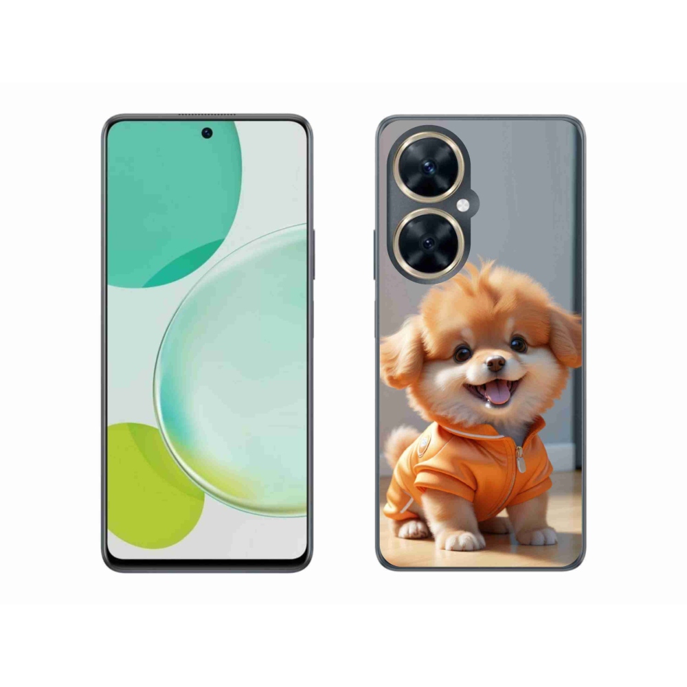 Gelový kryt mmCase na Huawei Nova 11i - roztomilý pomeranian v mikině