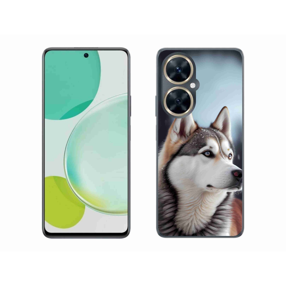 Gelový kryt mmCase na Huawei Nova 11i - sibiřský husky
