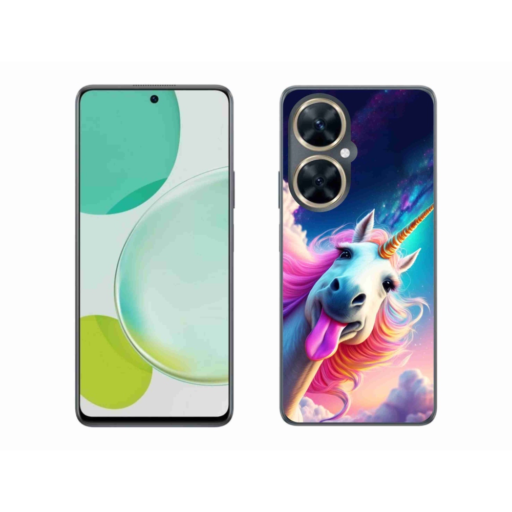 Gelový kryt mmCase na Huawei Nova 11i - šílený jednorožec