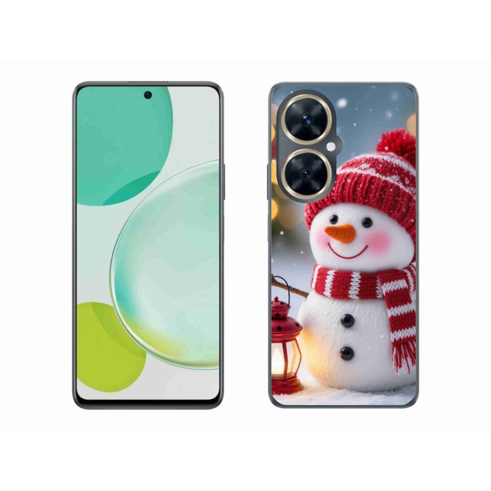 Gelový kryt mmCase na Huawei Nova 11i - sněhulák 2