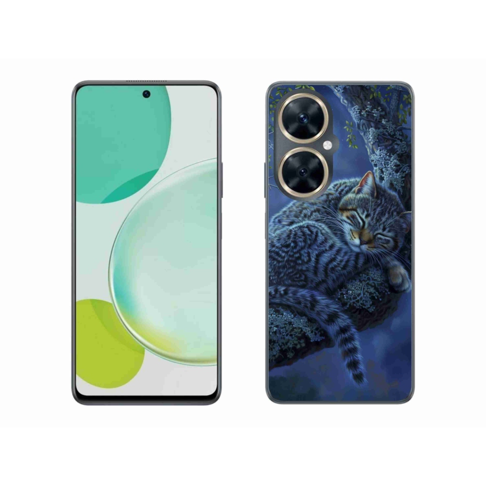 Gelový kryt mmCase na Huawei Nova 11i - spící kočka