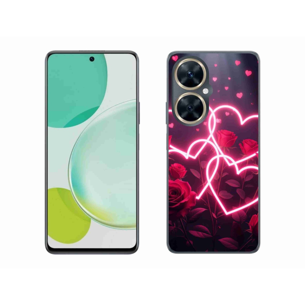 Gelový kryt mmCase na Huawei Nova 11i - srdce lásky