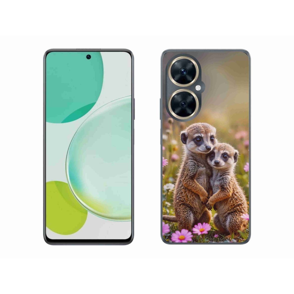 Gelový kryt mmCase na Huawei Nova 11i - surikatí duo