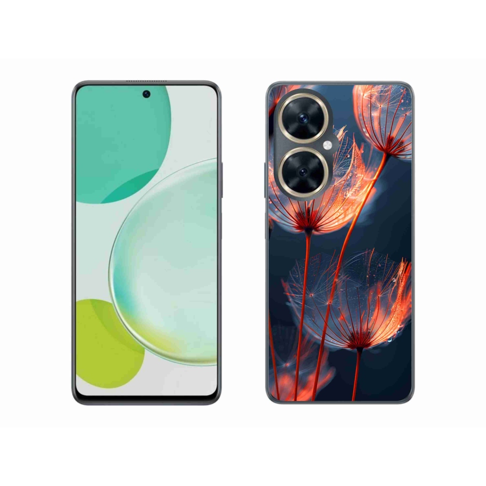 Gelový kryt mmCase na Huawei Nova 11i - světélkující chmýří