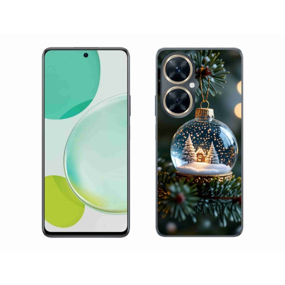 Gelový kryt mmCase na Huawei Nova 11i - vánoční koule 2