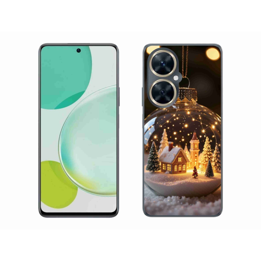 Gelový kryt mmCase na Huawei Nova 11i - vánoční koule 3
