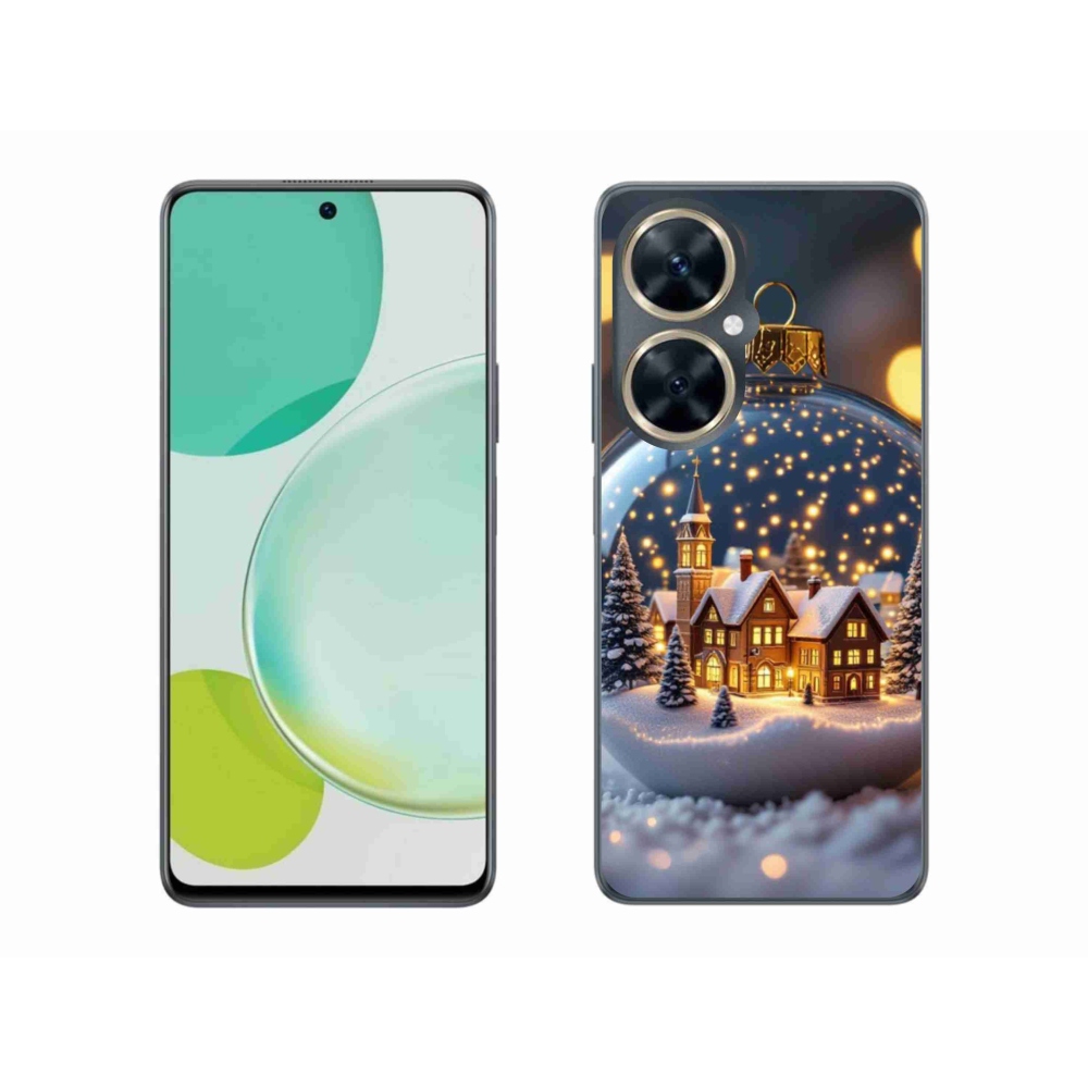 Gelový kryt mmCase na Huawei Nova 11i - vánoční koule 4