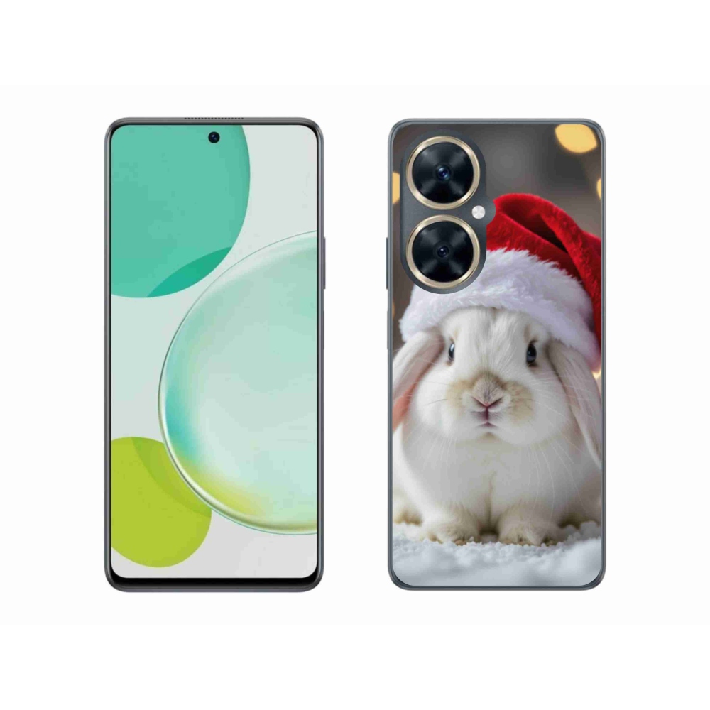 Gelový kryt mmCase na Huawei Nova 11i - vánoční králík