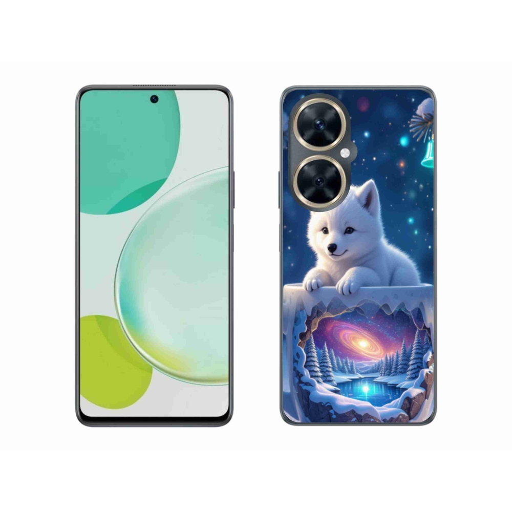 Gelový kryt mmCase na Huawei Nova 11i - vánoční štěně