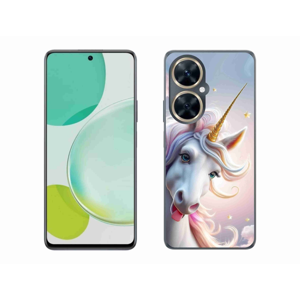 Gelový kryt mmCase na Huawei Nova 11i - veselý jednorožec