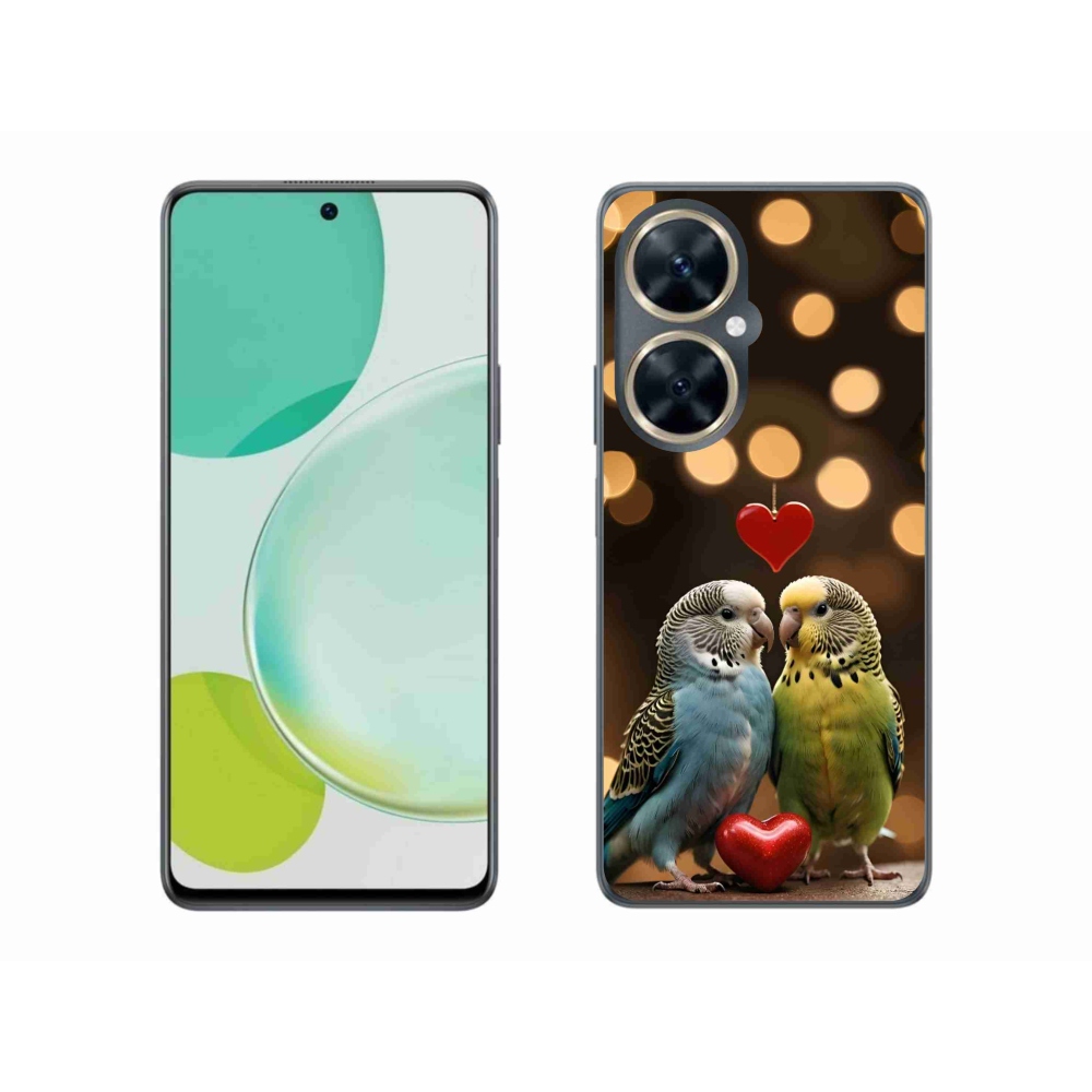 Gelový kryt mmCase na Huawei Nova 11i - zamilovaní papoušci
