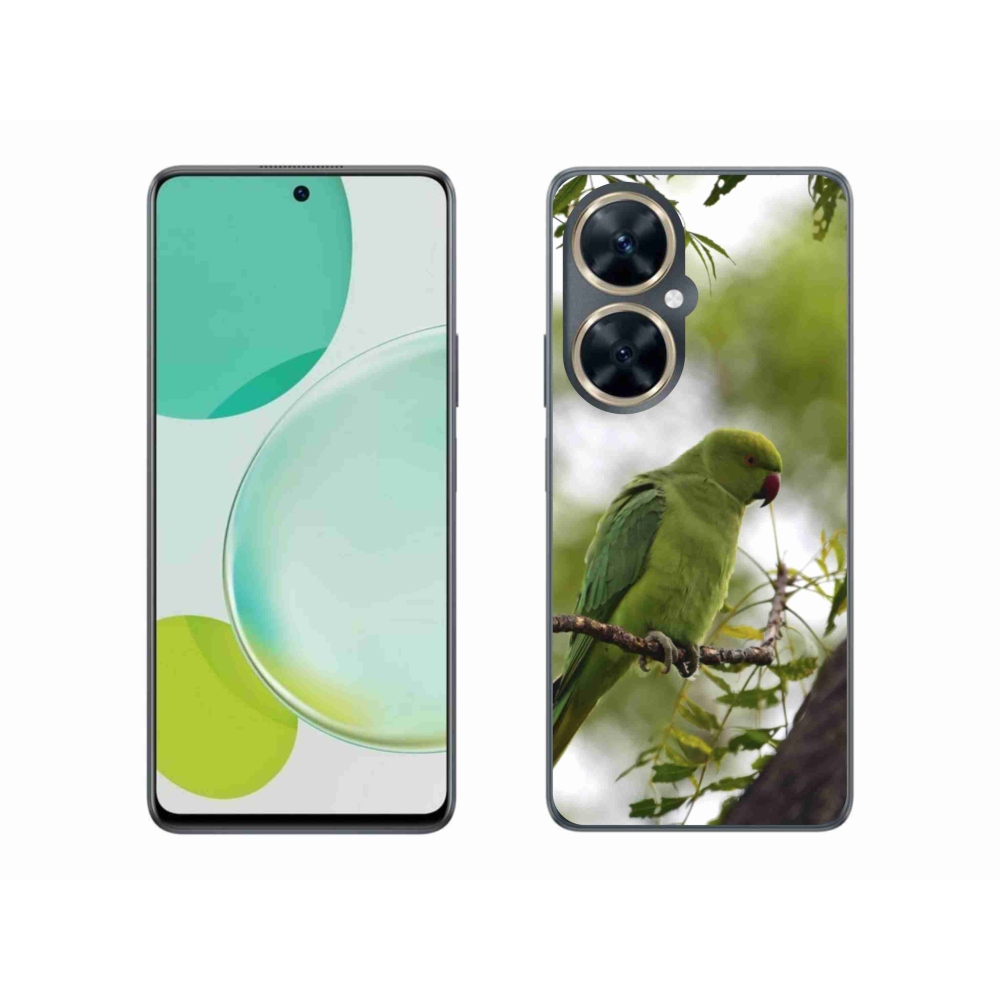 Gelový kryt mmCase na Huawei Nova 11i - zelený papoušek