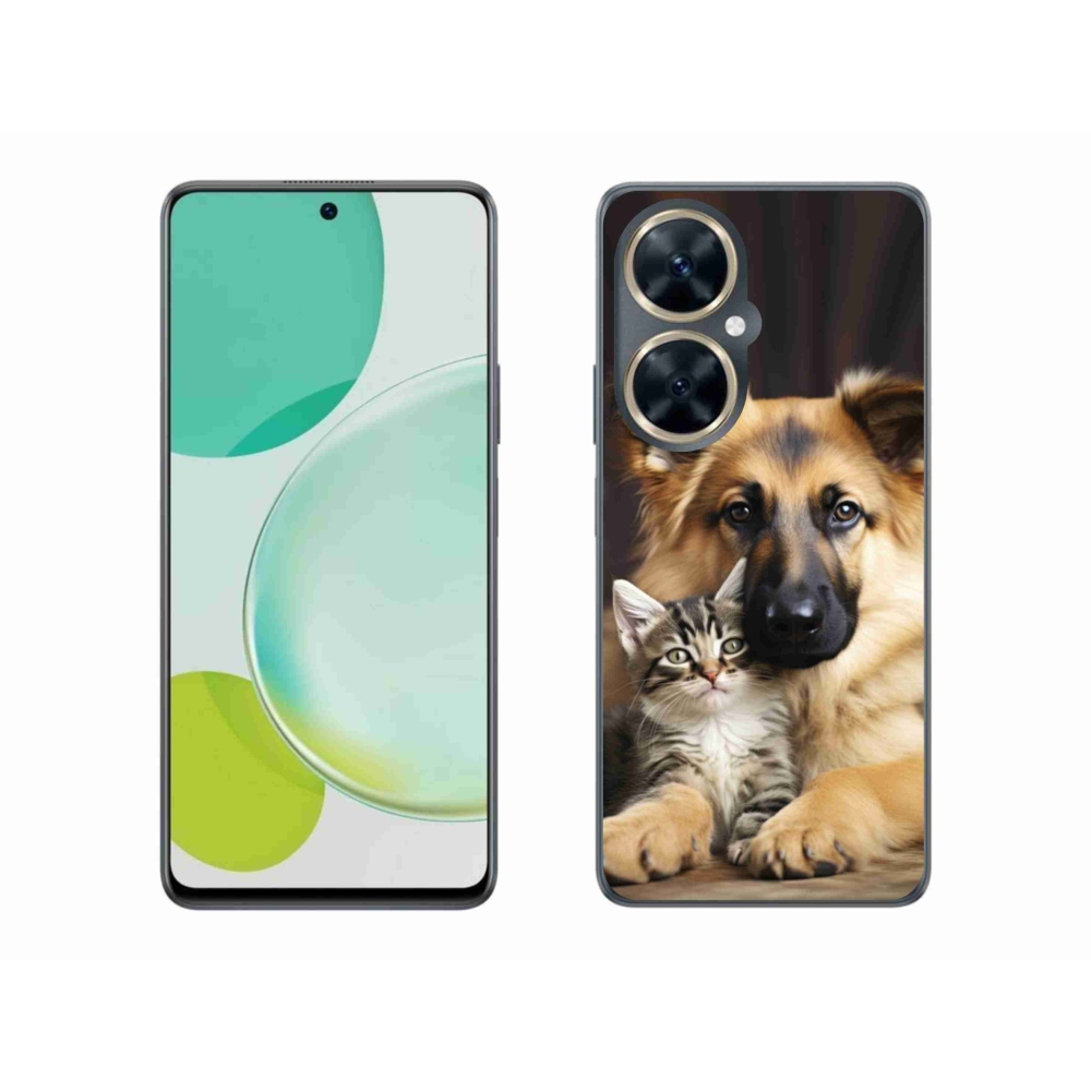 Gelový kryt mmCase na Huawei Nova 11i - zvířecí přátelství