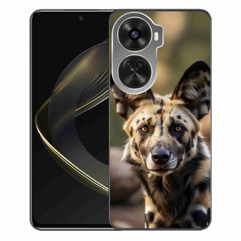 Gelový kryt mmCase na Huawei Nova 12 SE - africký divoký pes