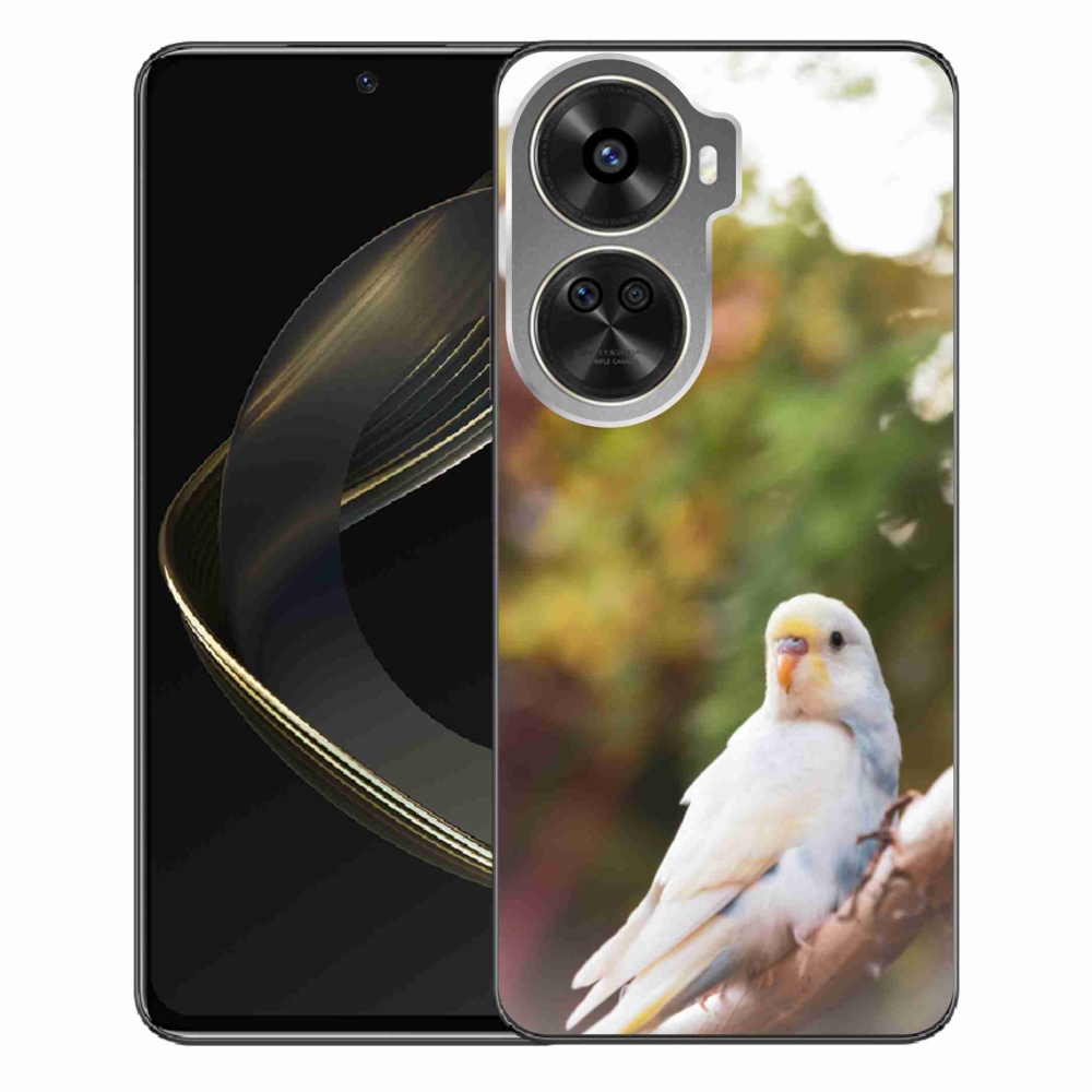Gelový kryt mmCase na Huawei Nova 12 SE - andulka bílá