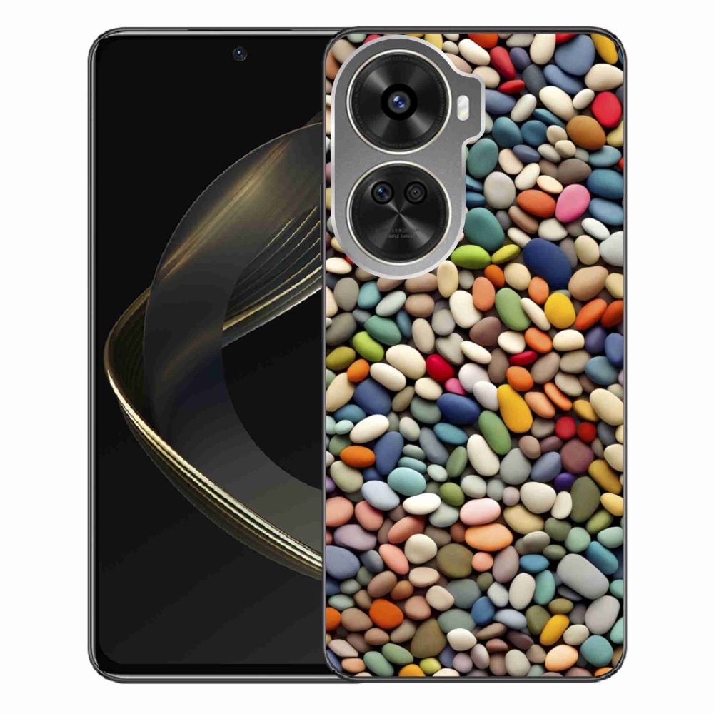 Gelový kryt mmCase na Huawei Nova 12 SE - barevné kamínky 2