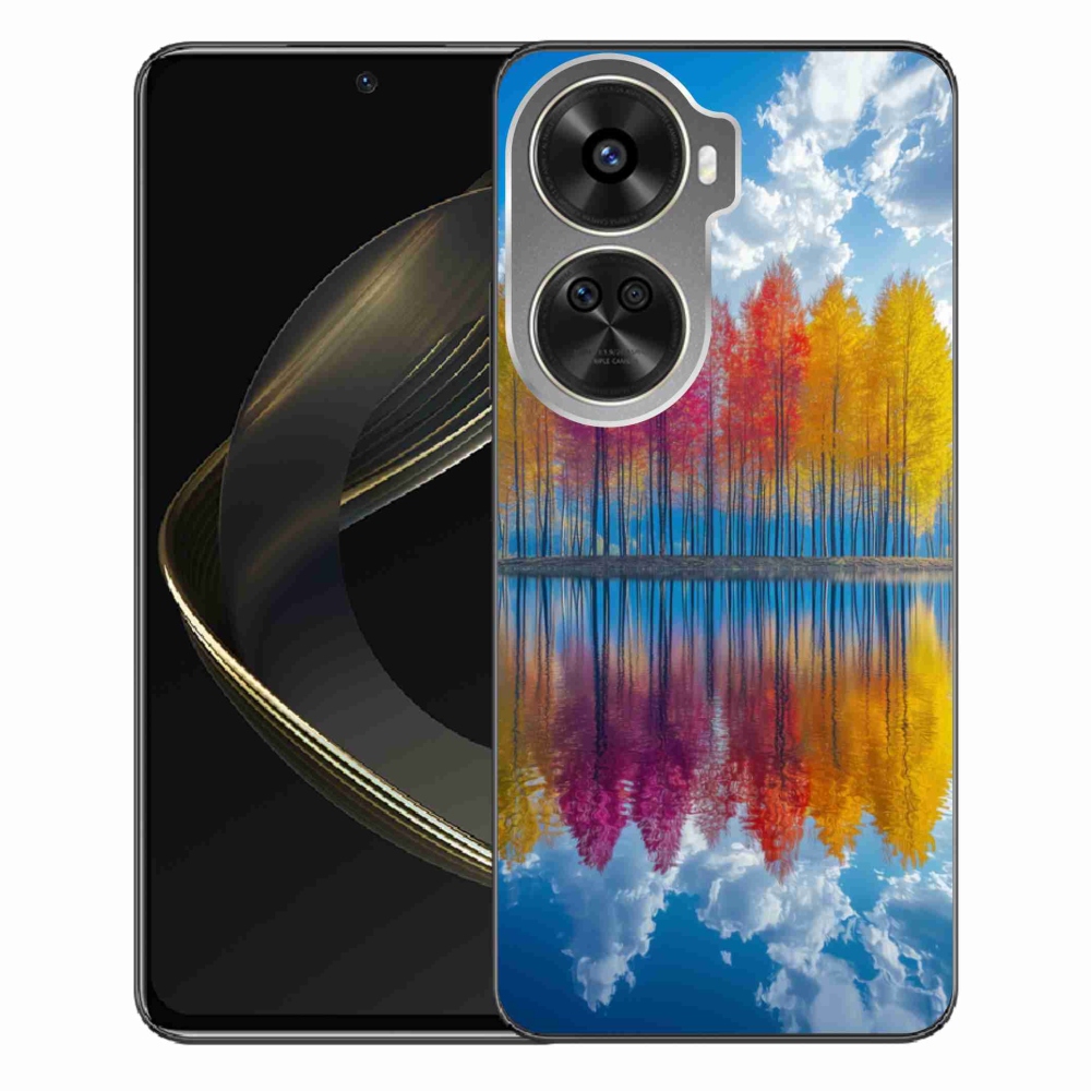 Gelový kryt mmCase na Huawei Nova 12 SE - barevné stromy