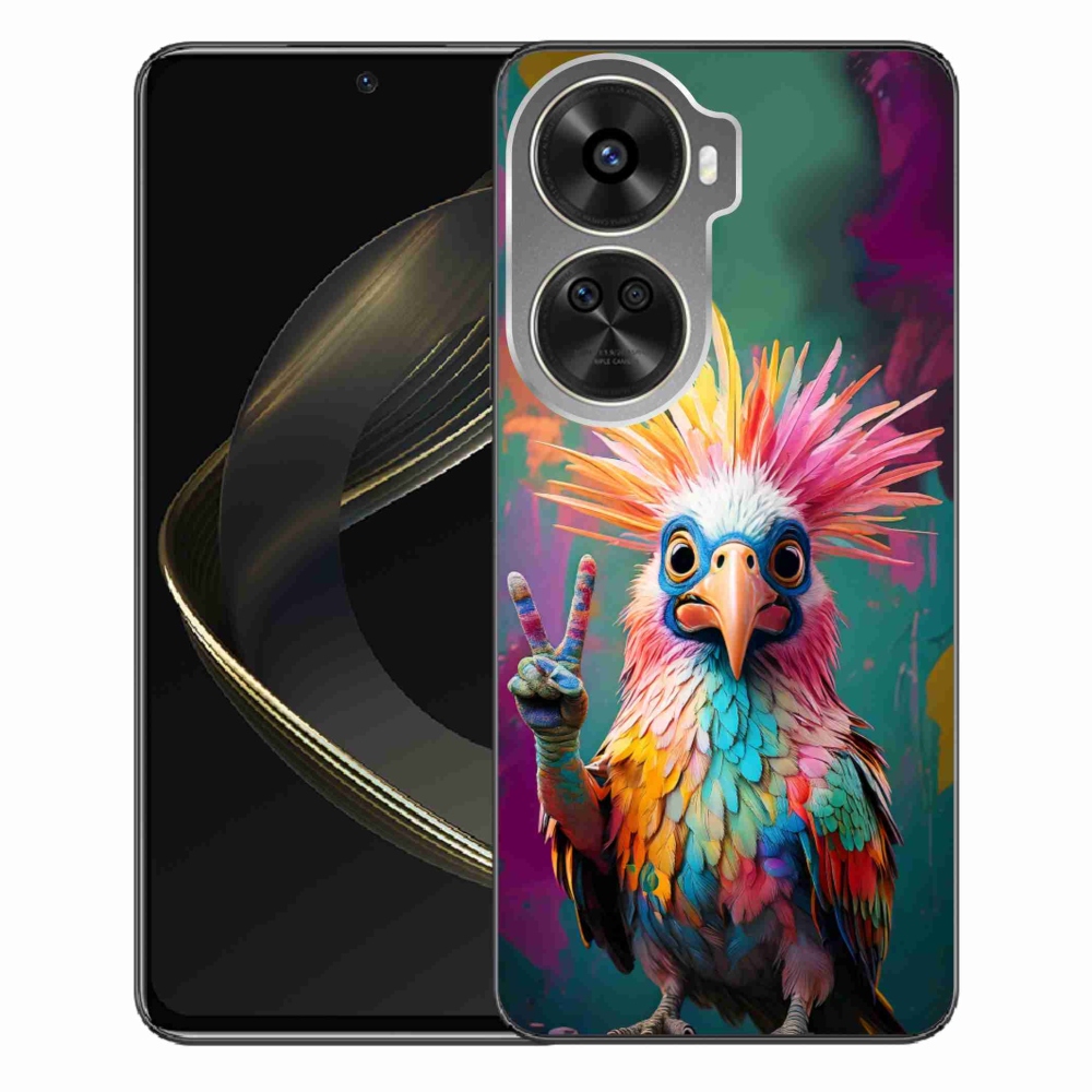 Gelový kryt mmCase na Huawei Nova 12 SE - barevný rebel