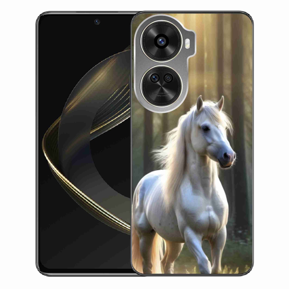 Gelový kryt mmCase na Huawei Nova 12 SE - bílý kůň 3