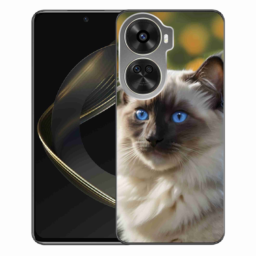 Gelový kryt mmCase na Huawei Nova 12 SE - bílý ragdoll