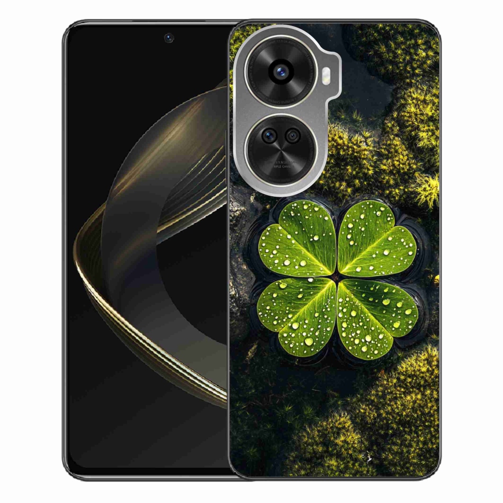 Gelový kryt mmCase na Huawei Nova 12 SE - čtyřlístek