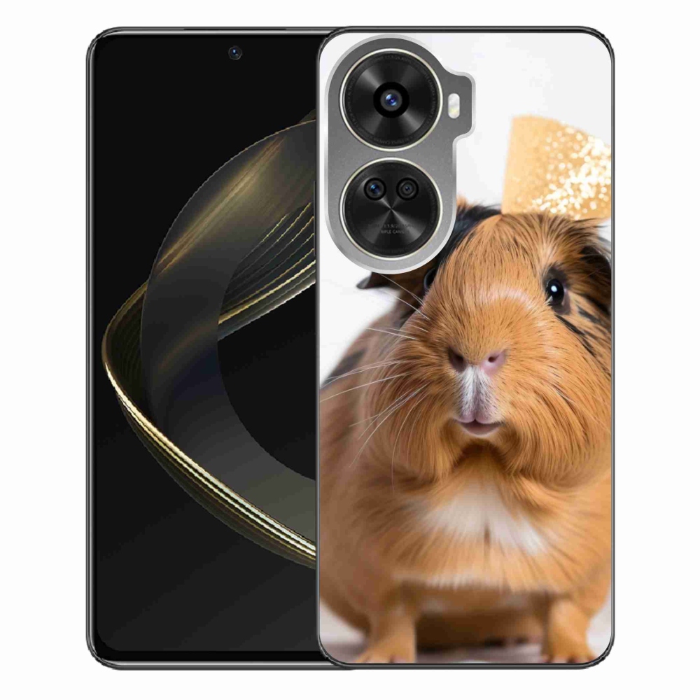 Gelový kryt mmCase na Huawei Nova 12 SE - hnědé morče