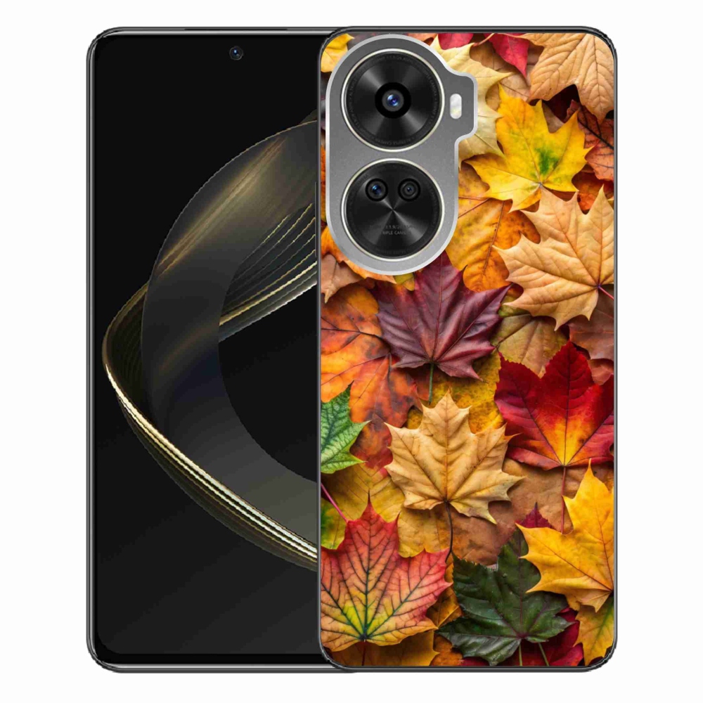 Gelový kryt mmCase na Huawei Nova 12 SE - javorové listy 2