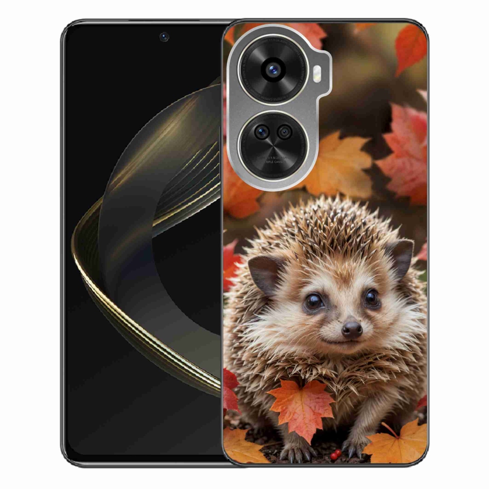 Gelový kryt mmCase na Huawei Nova 12 SE - ježek v listí