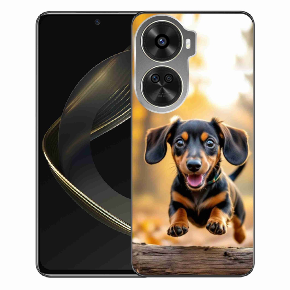 Gelový kryt mmCase na Huawei Nova 12 SE - jezevčík 2