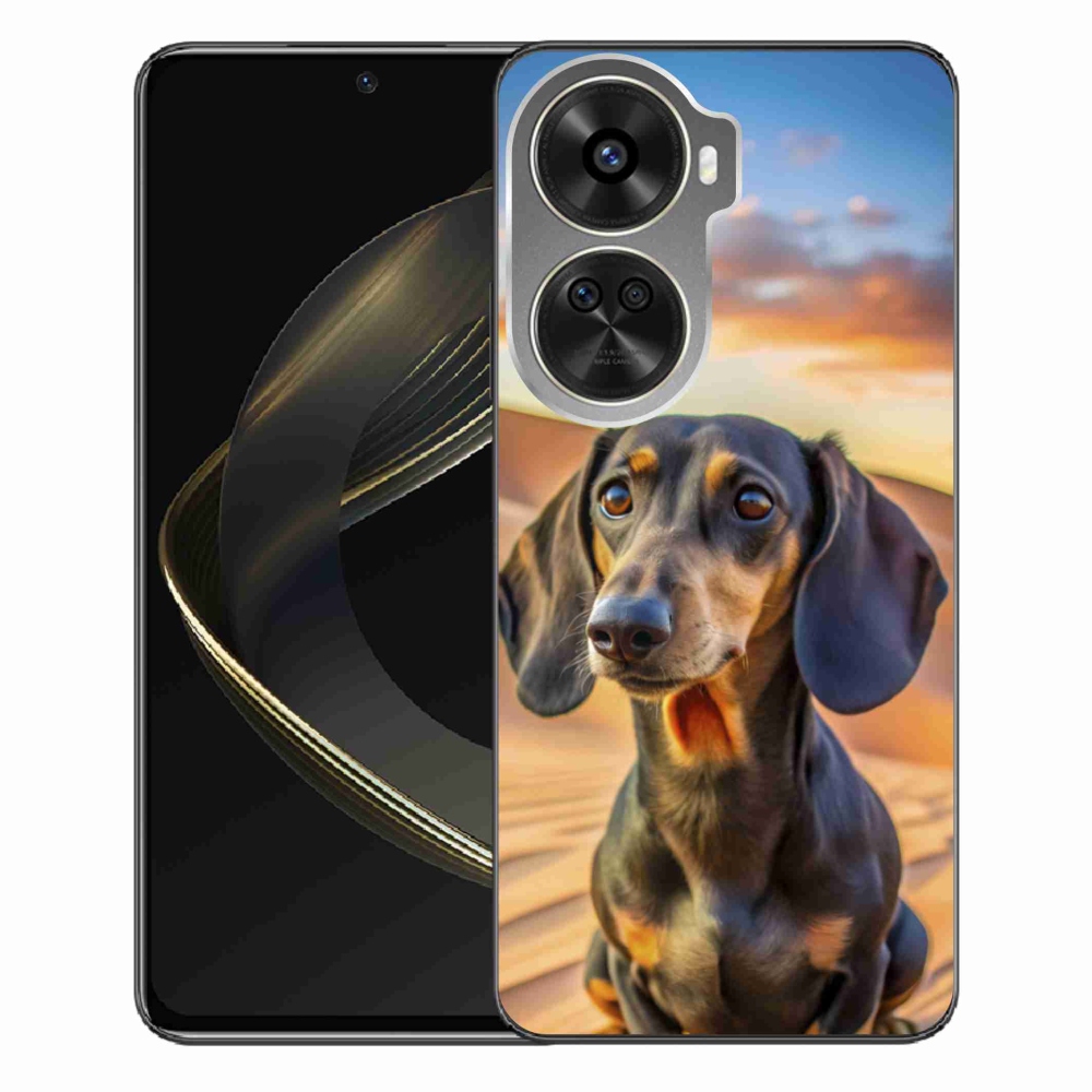 Gelový kryt mmCase na Huawei Nova 12 SE - jezevčík 3 