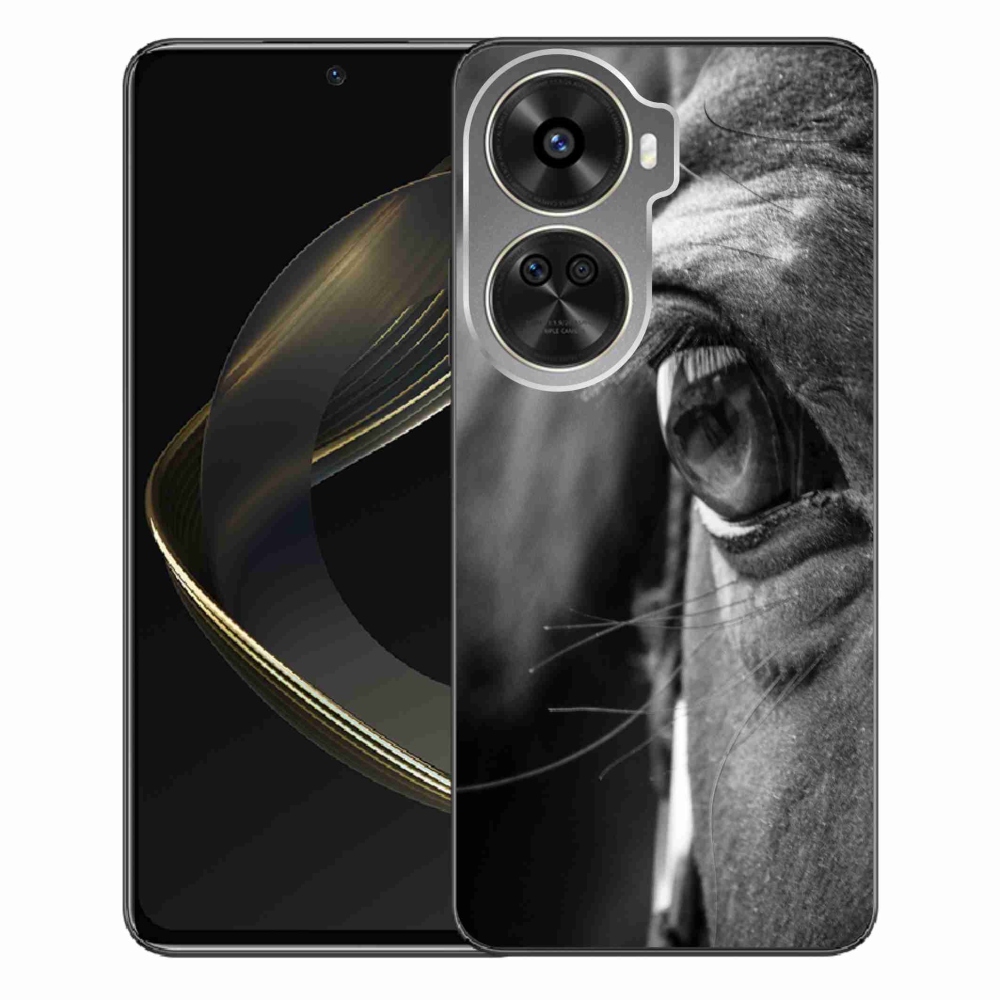 Gelový kryt mmCase na Huawei Nova 12 SE - koňský pohled